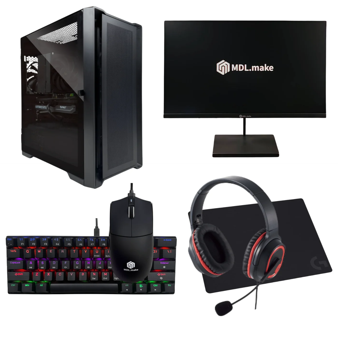 Ryzen7 7800X3D × RTX 5070 - [mdlmake.shop]